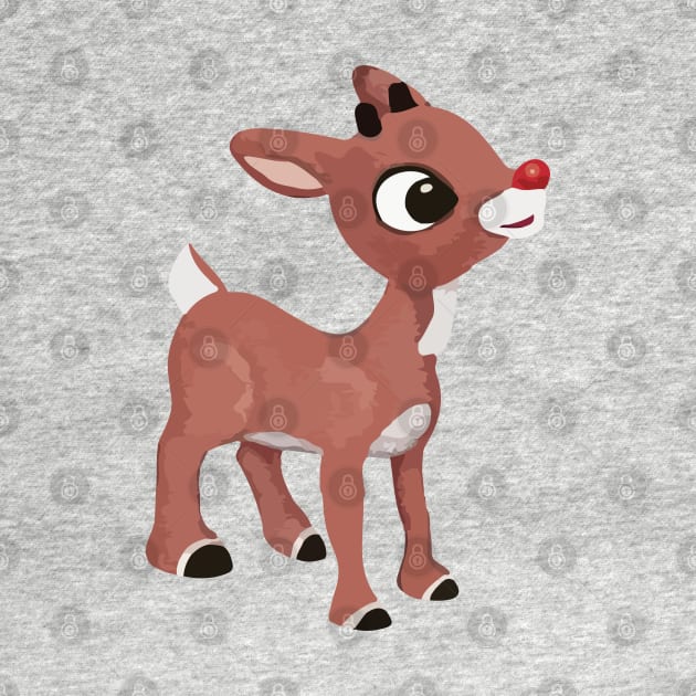 Classic Rudolph by GraphicLoveShop